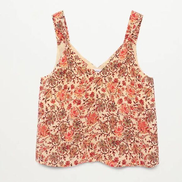 Mango Viscose Co-Ord Set Top and Pants New - Picture 10 of 14